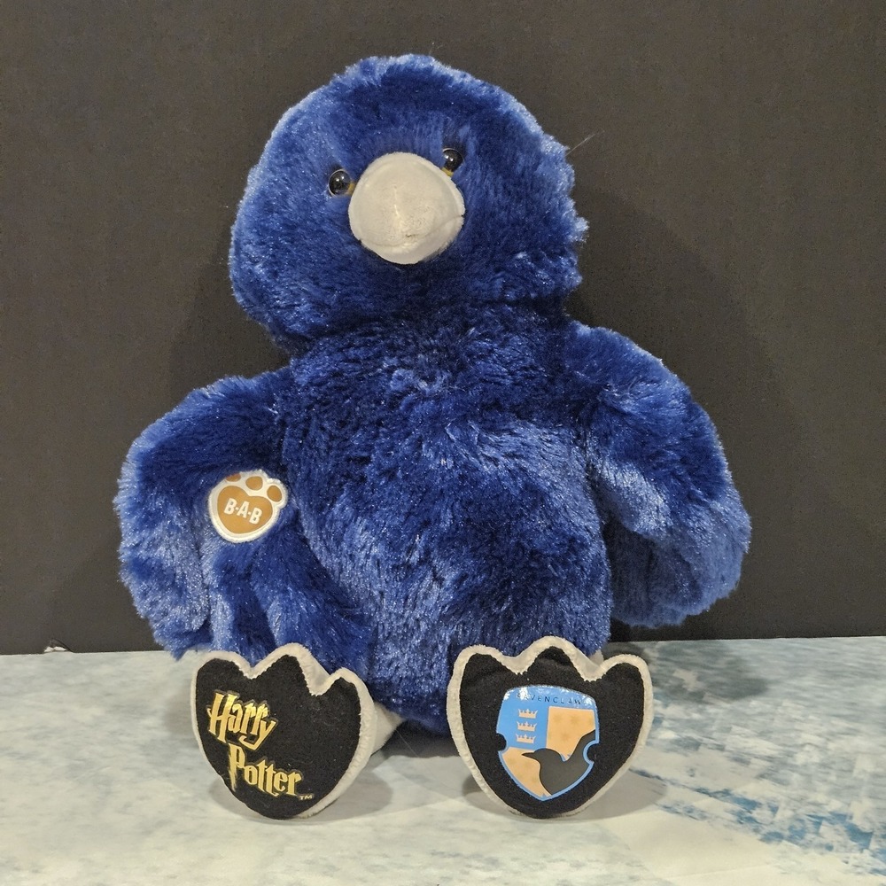 Build‎ A Bear Ravenclaw Blue Bird Plush Harry Potter BAB Stuffed Animal